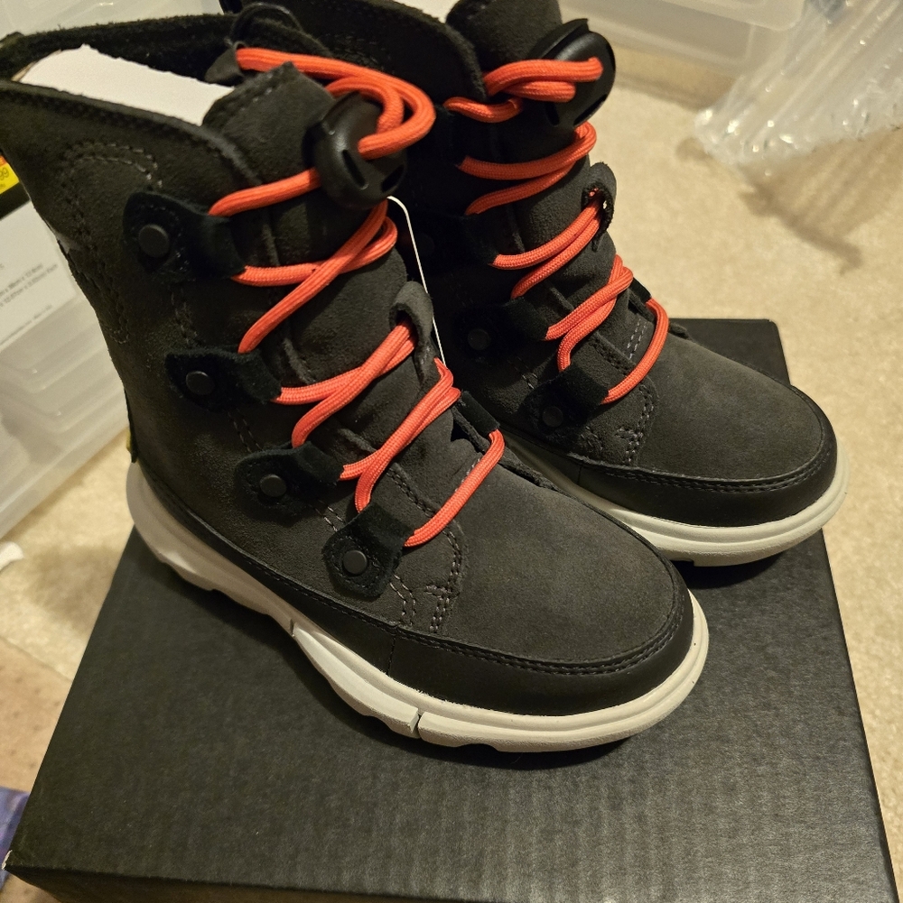 Children’s Sorel Explorer Lace-Up Boots | Waterproof Winter | Kids--BRAND NEW